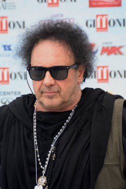 Giffoni Valle Piana, Sa, İtalya - 28 Temmuz 2018: Enzo Avitabile, Giffoni Film Festivali 2018 - üzerinde 28 Temmuz 2018 Giffoni Valle Piana, İtalya 