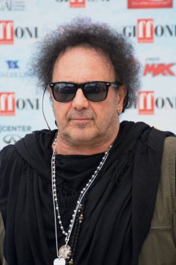 Giffoni Valle Piana, Sa, İtalya - 28 Temmuz 2018: Enzo Avitabile, Giffoni Film Festivali 2018 - üzerinde 28 Temmuz 2018 Giffoni Valle Piana, İtalya 