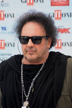 Giffoni Valle Piana, Sa, İtalya - 28 Temmuz 2018: Enzo Avitabile, Giffoni Film Festivali 2018 - üzerinde 28 Temmuz 2018 Giffoni Valle Piana, İtalya 