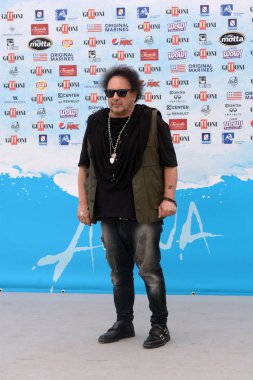 Giffoni Valle Piana, Sa, İtalya - 28 Temmuz 2018: Enzo Avitabile, Giffoni Film Festivali 2018 - üzerinde 28 Temmuz 2018 Giffoni Valle Piana, İtalya 