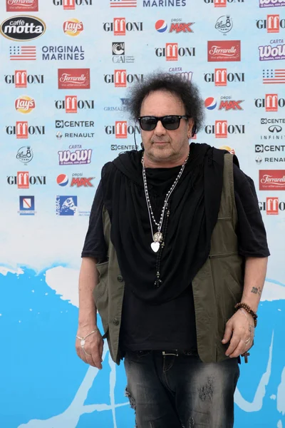 Giffoni Valle Piana, Sa, İtalya - 28 Temmuz 2018: Enzo Avitabile, Giffoni Film Festivali 2018 - üzerinde 28 Temmuz 2018 Giffoni Valle Piana, İtalya 