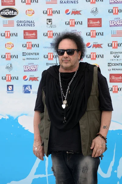 Giffoni Valle Piana, Sa, İtalya - 28 Temmuz 2018: Enzo Avitabile, Giffoni Film Festivali 2018 - üzerinde 28 Temmuz 2018 Giffoni Valle Piana, İtalya 