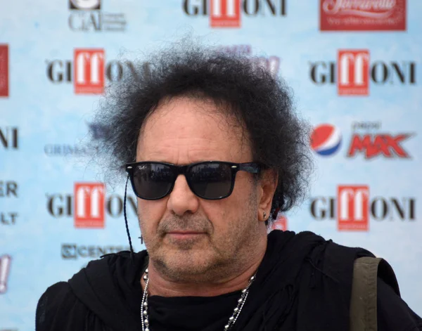Giffoni Valle Piana, Sa, İtalya - 28 Temmuz 2018: Enzo Avitabile, Giffoni Film Festivali 2018 - üzerinde 28 Temmuz 2018 Giffoni Valle Piana, İtalya 