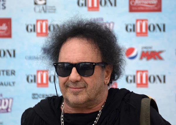 Giffoni Valle Piana, Sa, İtalya - 28 Temmuz 2018: Enzo Avitabile, Giffoni Film Festivali 2018 - üzerinde 28 Temmuz 2018 Giffoni Valle Piana, İtalya 