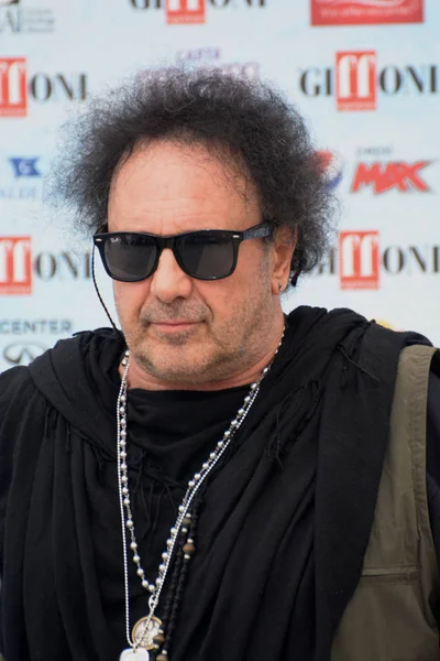 Giffoni Valle Piana, Sa, İtalya - 28 Temmuz 2018: Enzo Avitabile, Giffoni Film Festivali 2018 - üzerinde 28 Temmuz 2018 Giffoni Valle Piana, İtalya 