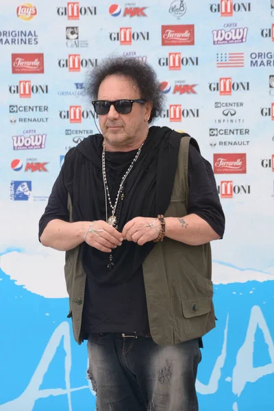 Giffoni Valle Piana, Sa, İtalya - 28 Temmuz 2018: Enzo Avitabile, Giffoni Film Festivali 2018 - üzerinde 28 Temmuz 2018 Giffoni Valle Piana, İtalya 