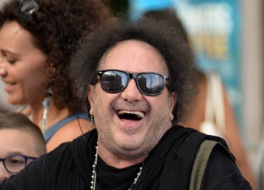 Giffoni Valle Piana, Sa, İtalya - 28 Temmuz 2018: Enzo Avitabile, Giffoni Film Festivali 2018 - üzerinde 28 Temmuz 2018 Giffoni Valle Piana, İtalya 