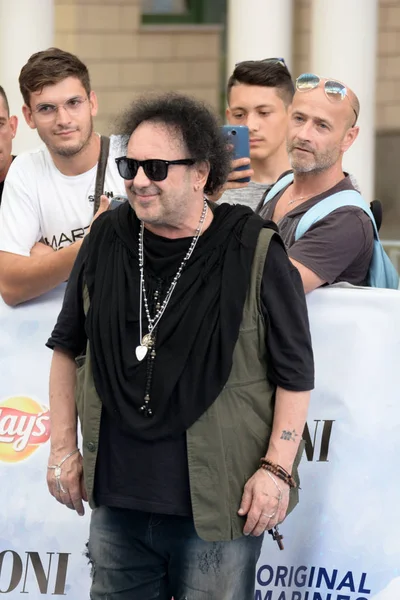 Giffoni Valle Piana, Sa, İtalya - 28 Temmuz 2018: Enzo Avitabile, Giffoni Film Festivali 2018 - üzerinde 28 Temmuz 2018 Giffoni Valle Piana, İtalya 