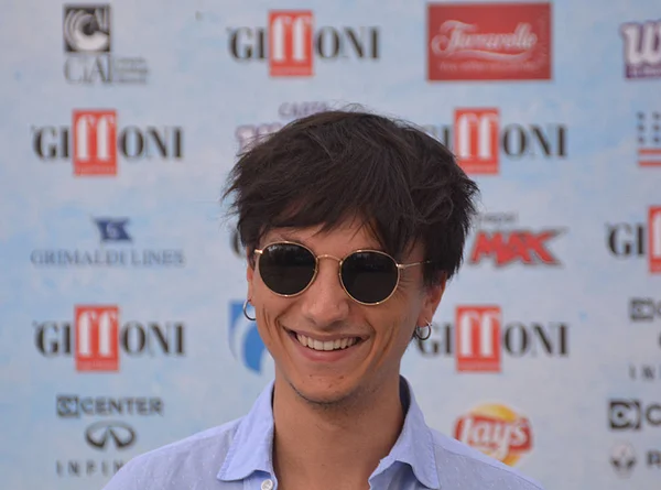 Giffoni Valle Piana Italien Juli 2018 Niccolo Moriconi Alias Ultimo — Stockfoto