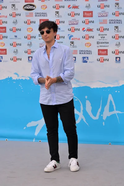 Giffoni Valle Piana Italien Juli 2018 Niccolo Moriconi Alias Ultimo — Stockfoto