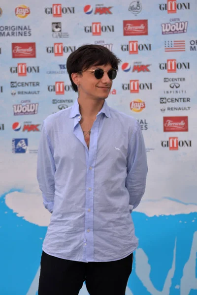 Giffoni Valle Piana Italien Juli 2018 Niccolo Moriconi Alias Ultimo — Stockfoto