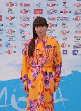 Giffoni Valle Piana, Sa, İtalya - 20 Temmuz 2018: Victoria Cabello, Giffoni Film Festivali 2018 - üzerinde 20 Temmuz 2018 Giffoni Valle Piana, İtalya 