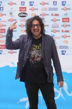 Giffoni Valle Piana, Sa, İtalya - 26 Temmuz 2018: Alessandro Borghese adlı Giffoni Film Festivali 2018 - üzerinde 26 Temmuz 2018 Giffoni Valle Piana, İtalya 