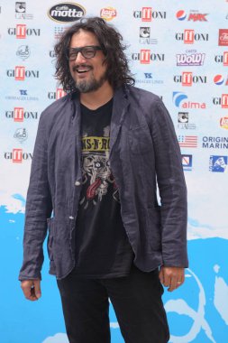 Giffoni Valle Piana, Sa, İtalya - 26 Temmuz 2018: Alessandro Borghese adlı Giffoni Film Festivali 2018 - üzerinde 26 Temmuz 2018 Giffoni Valle Piana, İtalya 