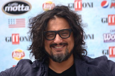 Giffoni Valle Piana, Sa, İtalya - 26 Temmuz 2018: Alessandro Borghese adlı Giffoni Film Festivali 2018 - üzerinde 26 Temmuz 2018 Giffoni Valle Piana, İtalya 