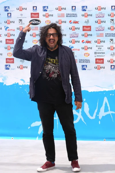 Giffoni Valle Piana, Sa, İtalya - 26 Temmuz 2018: Alessandro Borghese adlı Giffoni Film Festivali 2018 - üzerinde 26 Temmuz 2018 Giffoni Valle Piana, İtalya 