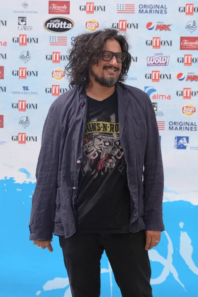 Giffoni Valle Piana, Sa, İtalya - 26 Temmuz 2018: Alessandro Borghese adlı Giffoni Film Festivali 2018 - üzerinde 26 Temmuz 2018 Giffoni Valle Piana, İtalya 