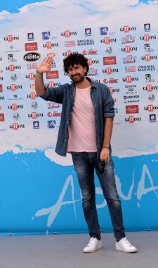 Giffoni Valle Piana, Sa, İtalya - 27 Temmuz 2018: Alessandro Siani, Giffoni Film Festivali 2018 - üzerinde 27 Temmuz 2018 Giffoni Valle Piana, İtalya 