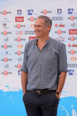 Giffoni Valle Piana, Sa, İtalya - 20 Temmuz 2018: Andrea Jublin, Giffoni Film Festivali 2018 - üzerinde 20 Temmuz 2018 Giffoni Valle Piana, İtalya 