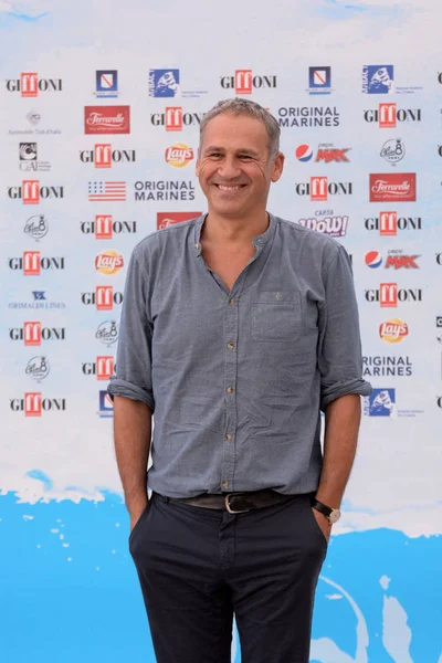 Giffoni Valle Piana, Sa, İtalya - 20 Temmuz 2018: Andrea Jublin, Giffoni Film Festivali 2018 - üzerinde 20 Temmuz 2018 Giffoni Valle Piana, İtalya 