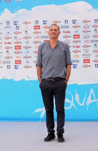 Giffoni Valle Piana, Sa, İtalya - 20 Temmuz 2018: Andrea Jublin, Giffoni Film Festivali 2018 - üzerinde 20 Temmuz 2018 Giffoni Valle Piana, İtalya 
