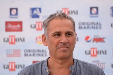 Giffoni Valle Piana, Sa, İtalya - 20 Temmuz 2018: Andrea Jublin, Giffoni Film Festivali 2018 - üzerinde 20 Temmuz 2018 Giffoni Valle Piana, İtalya 