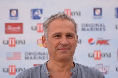 Giffoni Valle Piana, Sa, İtalya - 20 Temmuz 2018: Andrea Jublin, Giffoni Film Festivali 2018 - üzerinde 20 Temmuz 2018 Giffoni Valle Piana, İtalya 