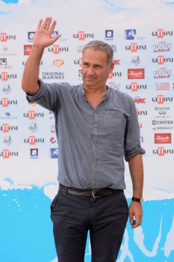 Giffoni Valle Piana, Sa, İtalya - 20 Temmuz 2018: Andrea Jublin, Giffoni Film Festivali 2018 - üzerinde 20 Temmuz 2018 Giffoni Valle Piana, İtalya 