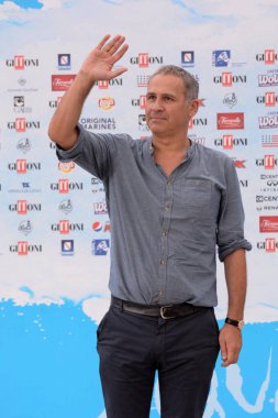 Giffoni Valle Piana, Sa, İtalya - 20 Temmuz 2018: Andrea Jublin, Giffoni Film Festivali 2018 - üzerinde 20 Temmuz 2018 Giffoni Valle Piana, İtalya 