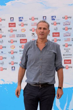 Giffoni Valle Piana, Sa, İtalya - 20 Temmuz 2018: Andrea Jublin, Giffoni Film Festivali 2018 - üzerinde 20 Temmuz 2018 Giffoni Valle Piana, İtalya 