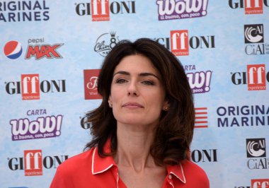 Giffoni Valle Piana, Sa, İtalya - 21 Temmuz 2018: Anna Valle adlı Giffoni Film Festivali 2018 - üzerinde 21 Temmuz 2018 Giffoni Valle Piana, İtalya