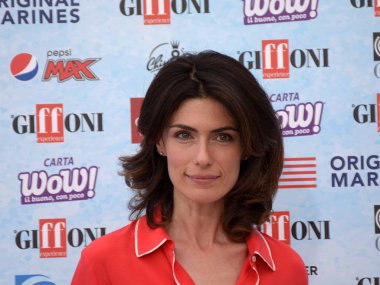 Giffoni Valle Piana, Sa, İtalya - 21 Temmuz 2018: Anna Valle adlı Giffoni Film Festivali 2018 - üzerinde 21 Temmuz 2018 Giffoni Valle Piana, İtalya