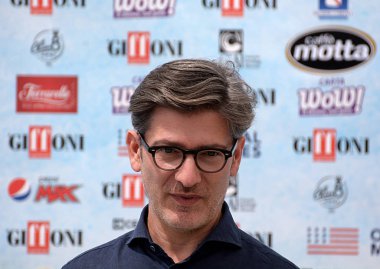 Giffoni Valle Piana, Sa, İtalya - 24 Temmuz 2018: Cosimo Terlizzi, Giffoni Film Festivali 2018 - üzerinde 24 Temmuz 2018 Giffoni Valle Piana, İtalya