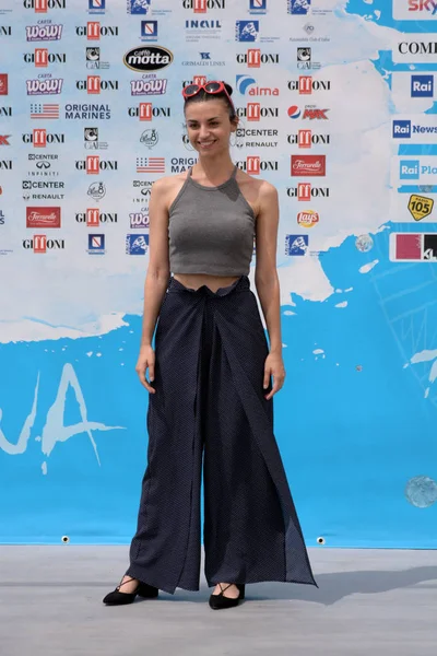 Giffoni Valle Piana Italien Juli 2018 Cristina Rambaldi Vid Giffoni — Stockfoto