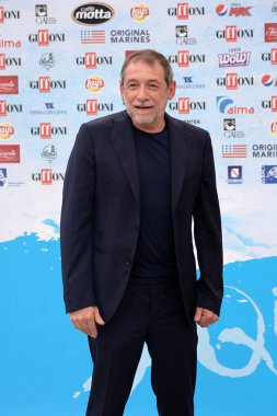 Giffoni Valle Piana, Sa, İtalya - 25 Temmuz 2018: Duccio Forzano, Giffoni Film Festivali 2018 - üzerinde 25 Temmuz 2018 Giffoni Valle Piana, İtalya