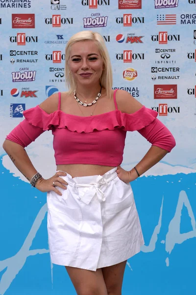 Giffoni Valle Piana Włochy Lipca 2018 Federica Napoli Giffoni Film — Zdjęcie stockowe