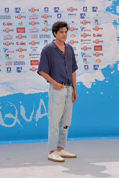 Giffoni Valle Piana Italia Julio 2018 Cristiano Caccamo Giffoni Film — Foto de Stock