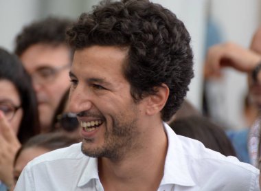 Giffoni Valle Piana, Sa, İtalya - 22 Temmuz 2018: Francesco Scianna, Giffoni Film Festivali 2018 - üzerinde 22 Temmuz 2018 Giffoni Valle Piana, İtalya