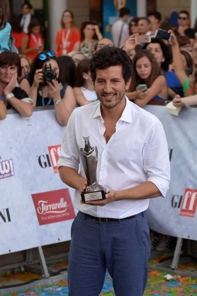 Giffoni Valle Piana Itália Julho 2018 Francesco Scianna Giffoni Film — Fotografia de Stock