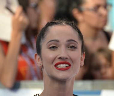 Giffoni Valle Piana, Sa, İtalya - 24 Temmuz 2018: Lodovica Comello, Giffoni Film Festivali 2018 - üzerinde 24 Temmuz 2018 Giffoni Valle Piana, İtalya