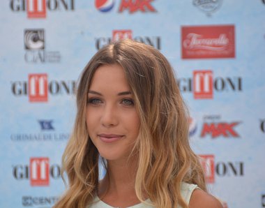 Giffoni Valle Piana, Sa, İtalya - 27 Temmuz 2018: Ludovica Coscione, Giffoni Film Festivali 2018 - üzerinde 27 Temmuz 2018 Giffoni Valle Piana, İtalya 