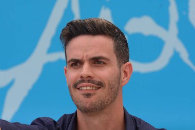 Giffoni Valle Piana, Sa, İtalya - 26 Temmuz 2018: Lorenzo Baglioni adlı Giffoni Film Festivali 2018 - üzerinde 26 Temmuz 2018 Giffoni Valle Piana, İtalya 