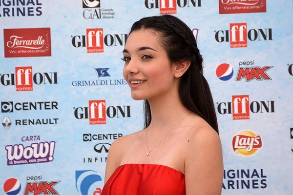 Giffoni Valle Piana Italia Luglio 2018 Mariasole Pollio Giffoni Film — Foto Stock