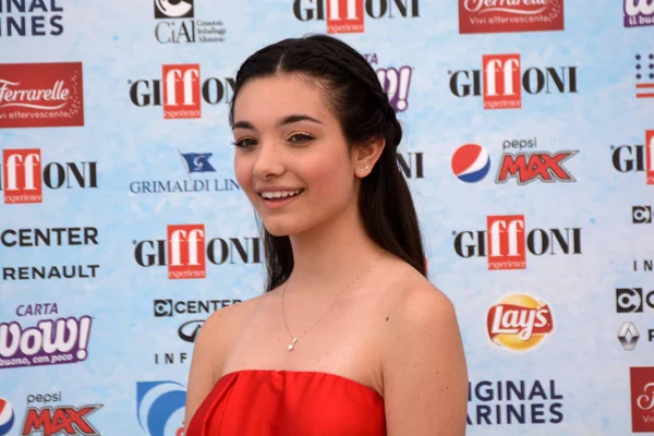 Giffoni Valle Piana Italia Luglio 2018 Mariasole Pollio Giffoni Film — Foto Stock