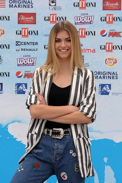 Giffoni Valle Piana Itálie Července 2018 Aurora Moroni Giffoni Filmový — Stock fotografie