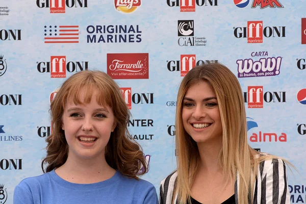 Giffoni Valle Piana Itálie Července 2018 Sara Marti Aurora Moroni — Stock fotografie