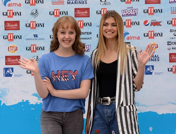 Giffoni Valle Piana Italien Juli 2018 Sara Och Marti Aurora — Stockfoto