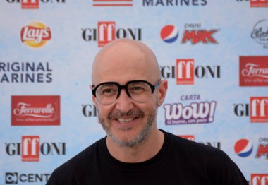 Giffoni Valle Piana, Sa, İtalya - 20 Temmuz 2018: Saturnino Giffoni Film Festivali 2018 - üzerinde 20 Temmuz 2018 Giffoni Valle Piana, İtalya 