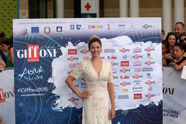 Giffoni Valle Piana Italien Juli 2018 Sarah Felberbaum Vid Giffoni — Stockfoto