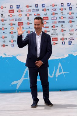 Giffoni Valle Piana, Sa, İtalya - 21 Temmuz 2018: Stefano Ciafani, Giffoni Film Festivali 2018 - üzerinde 21 Temmuz 2018 Giffoni Valle Piana, İtalya 